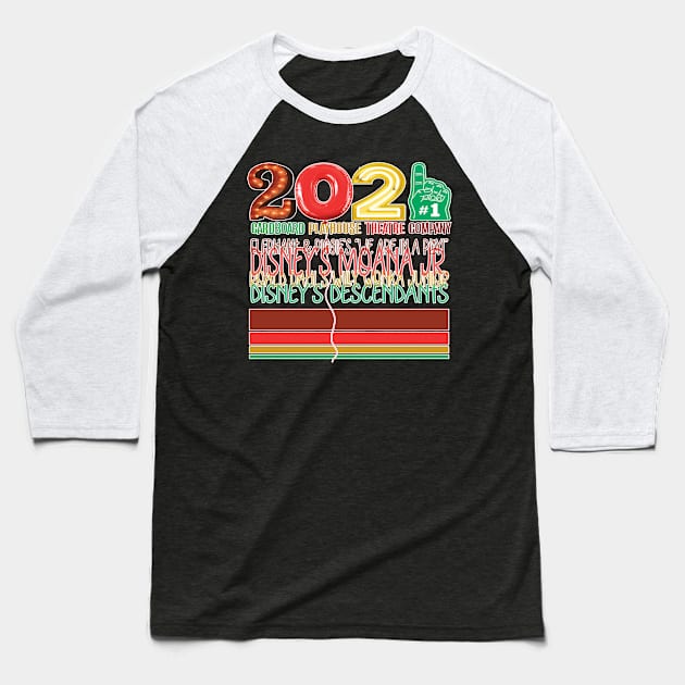 Cardboard Playhouse 2021 Season Baseball T-Shirt by cardboardplayhouse